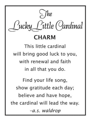 The Lucky Little Cardinal Charm