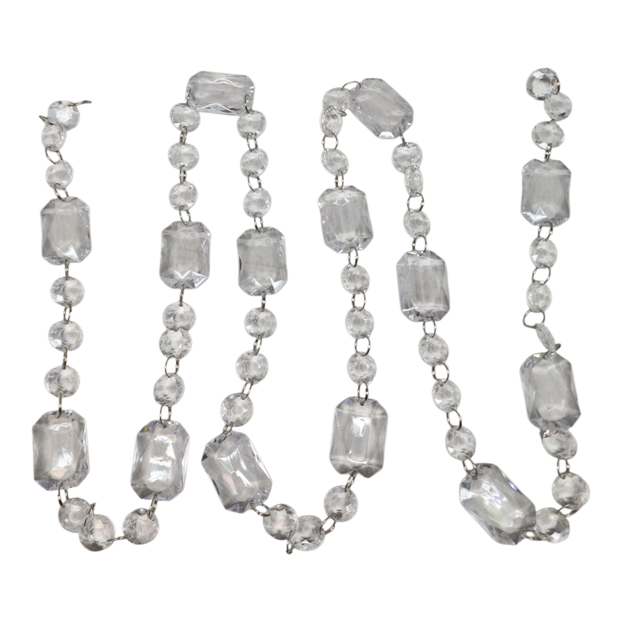 Clear Acrylic Bead Garland - 72"