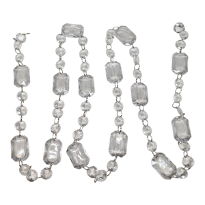 Clear Acrylic Bead Garland - 72"