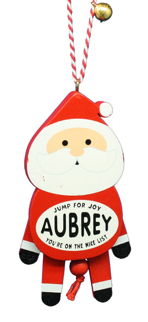 Dancing Wooden Ornament (A - D) -