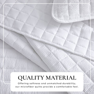 Box-Stitched Seersucker Quilt Set - Seersucker Collection