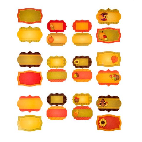 Recipe Labels 24Pk - Halloween