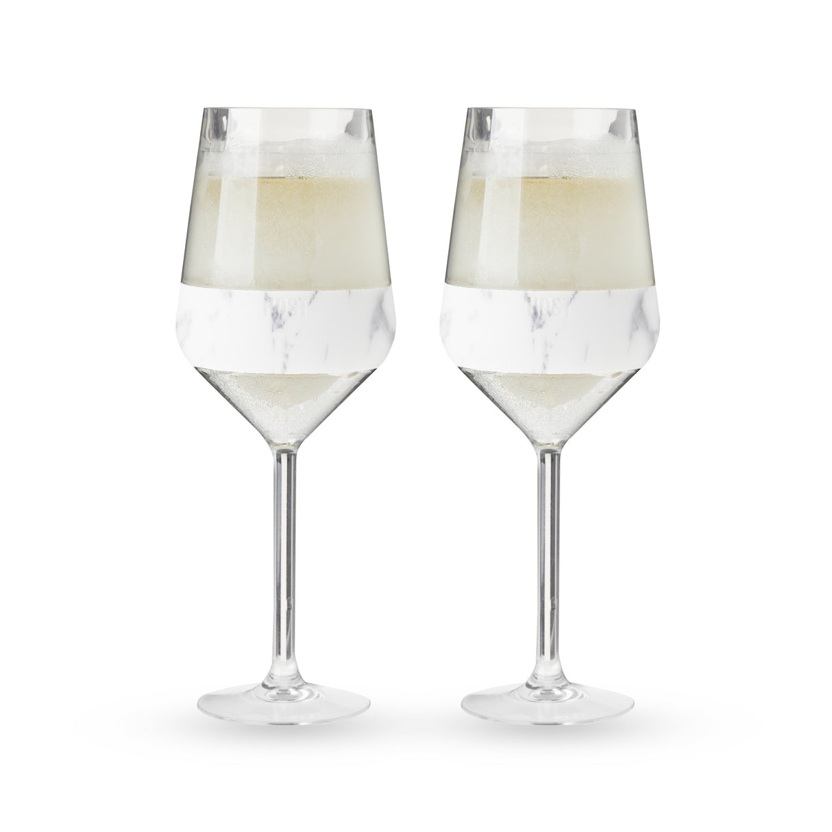 Wine freeze stemmed in marble (set of 2)  by host®