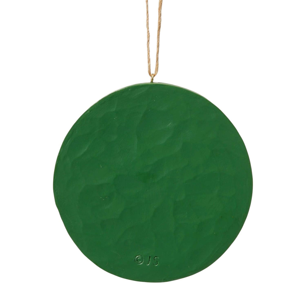 Highland Glen Red Truck Disc Ornament