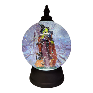 Bewitching Witch Lighted Snow Globe