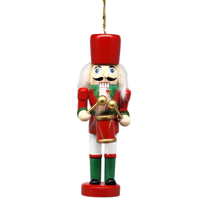 Wood Nutcracker Ornament - Soldier