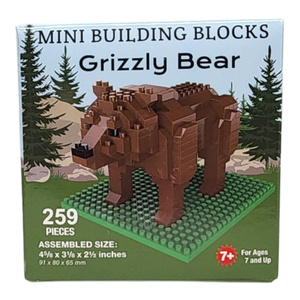 Mini Building Blocks - Grizzly Bear