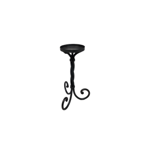 Scroll Pillar Candle Holders