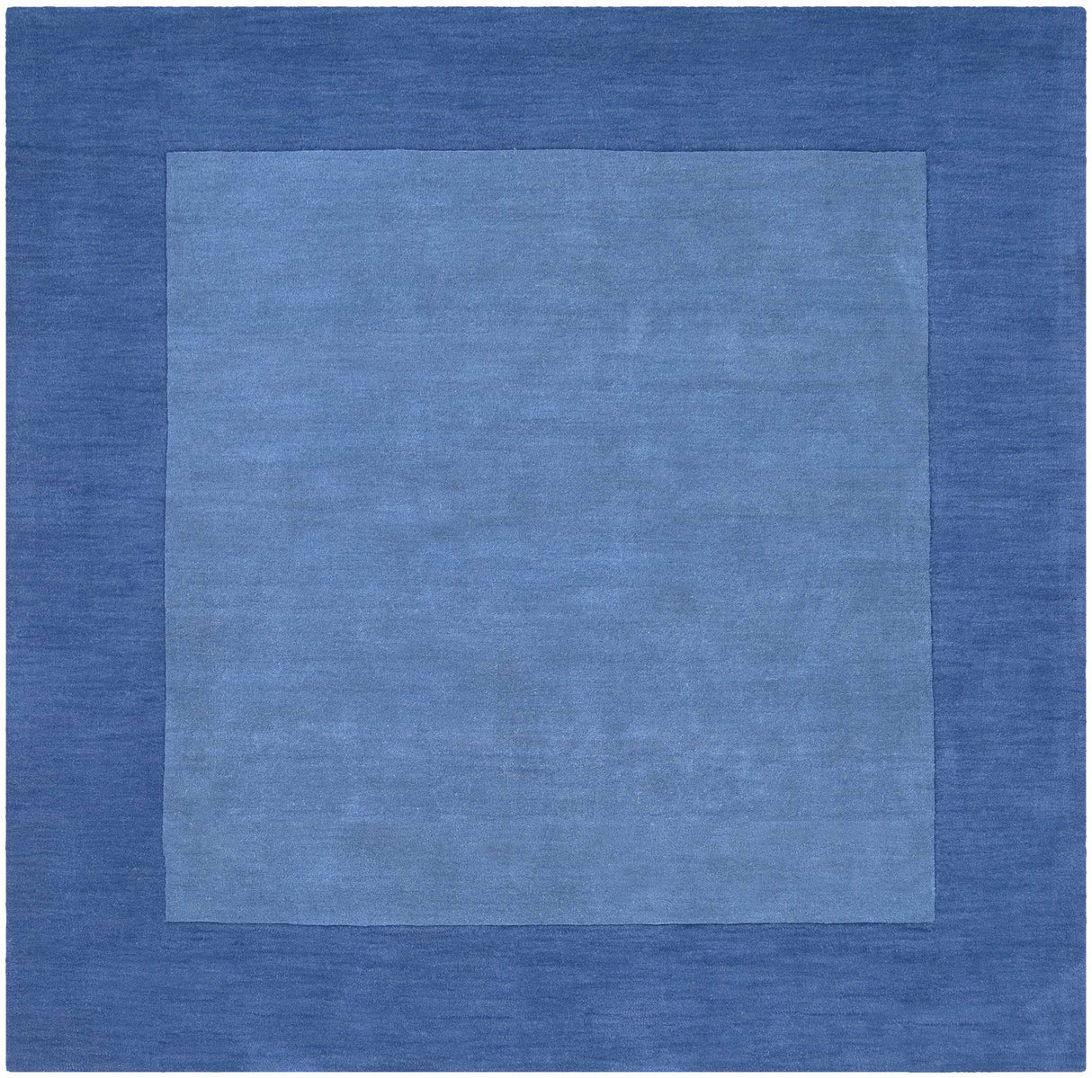 Macedon Blue Bordered Wool Rug