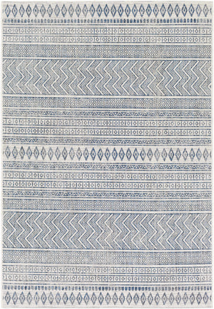 Madras Light Blue Green All Over Performance Area Rug