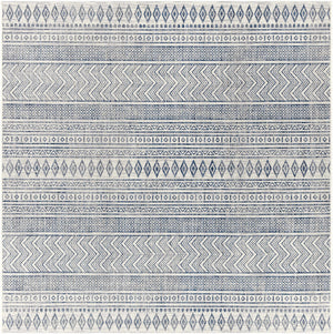 Madras Light Blue Green All Over Performance Area Rug