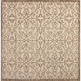 Madrid Vintage Filigree Textured Weave Indoor/Outdoor Square Area Rug - Tuesday Morning - Area Rugs