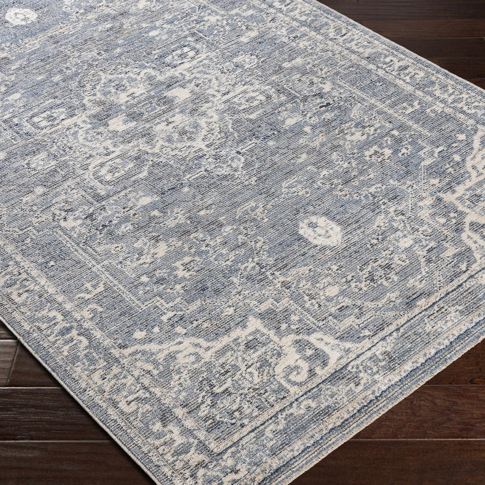 Buguey Blue Area Rug - Clearance