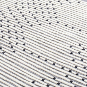 Mansura Gray and White Patterned Wall Hanging