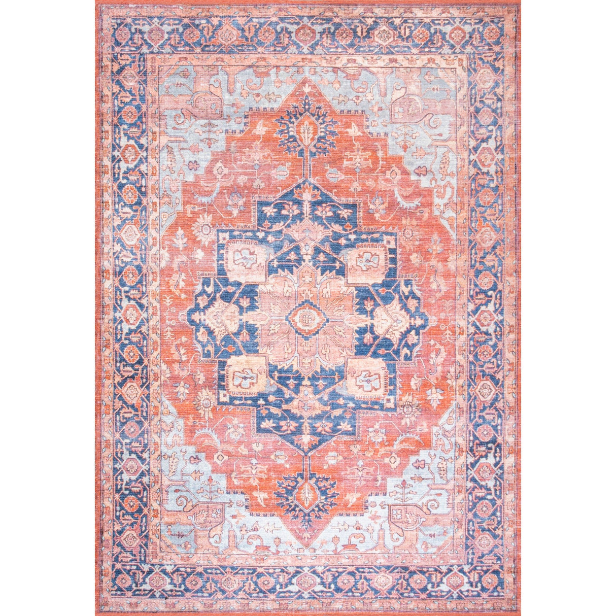 Maris Ornate Medallion Machine - Washable Area Rug - Tuesday Morning - Area Rugs
