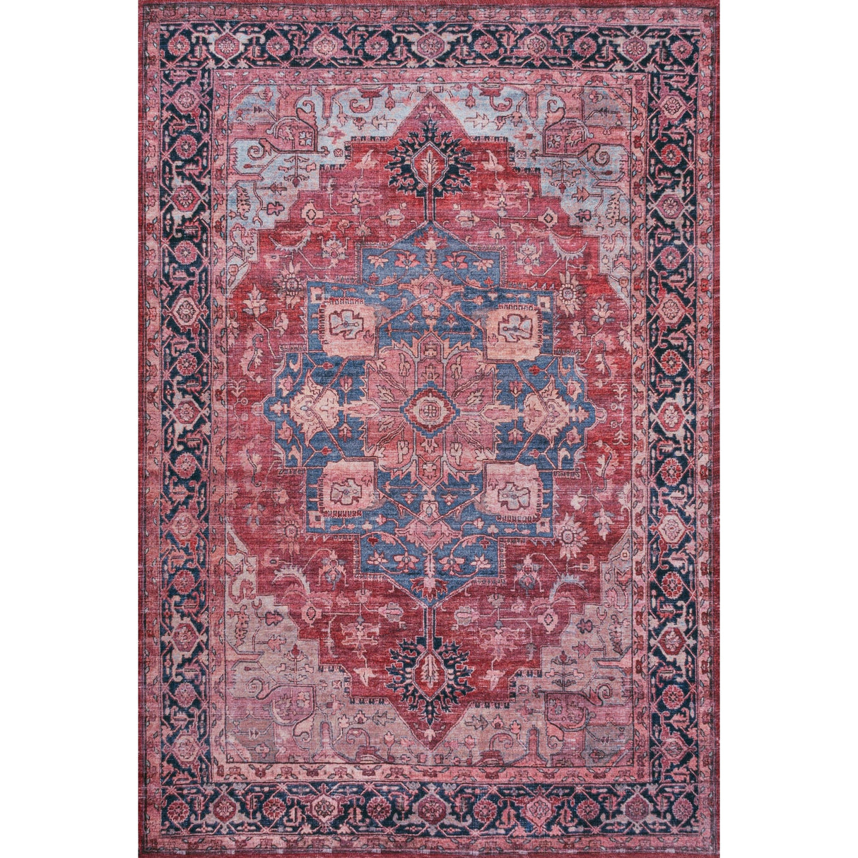 Maris Ornate Medallion Machine - Washable Area Rug - Tuesday Morning - Area Rugs