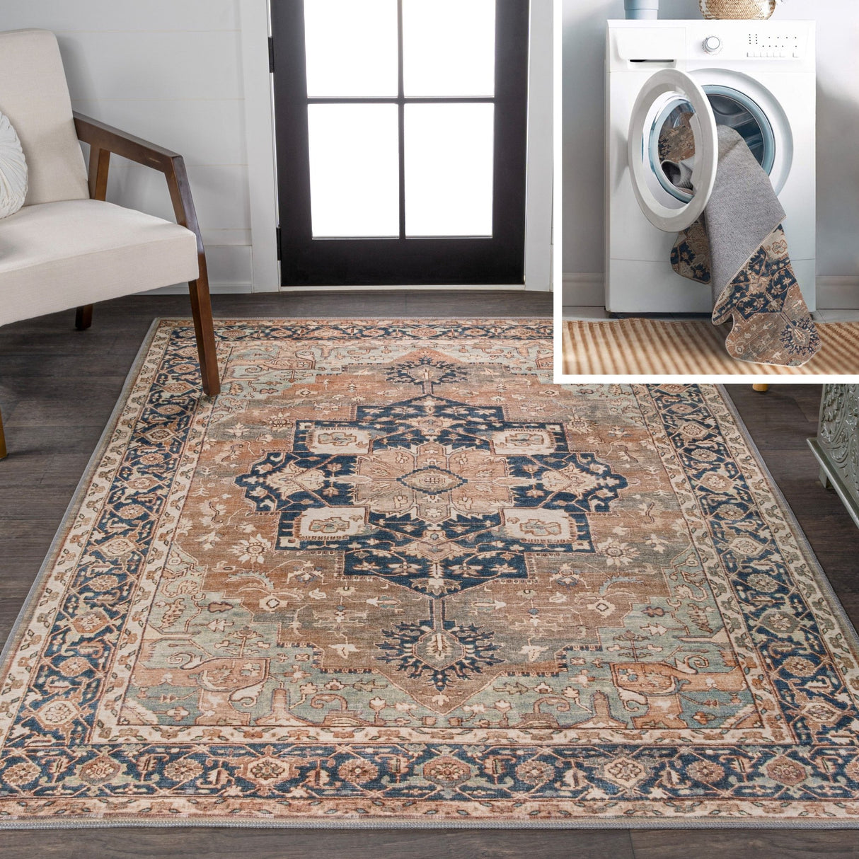 Maris-Ornate-Medallion-Machine-Washable-Area-Rug-Area-Rugs