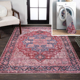 Maris Ornate Medallion Machine - Washable Area Rug - Tuesday Morning - Area Rugs