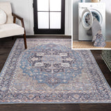 Maris Ornate Medallion Machine - Washable Area Rug - Tuesday Morning - Area Rugs