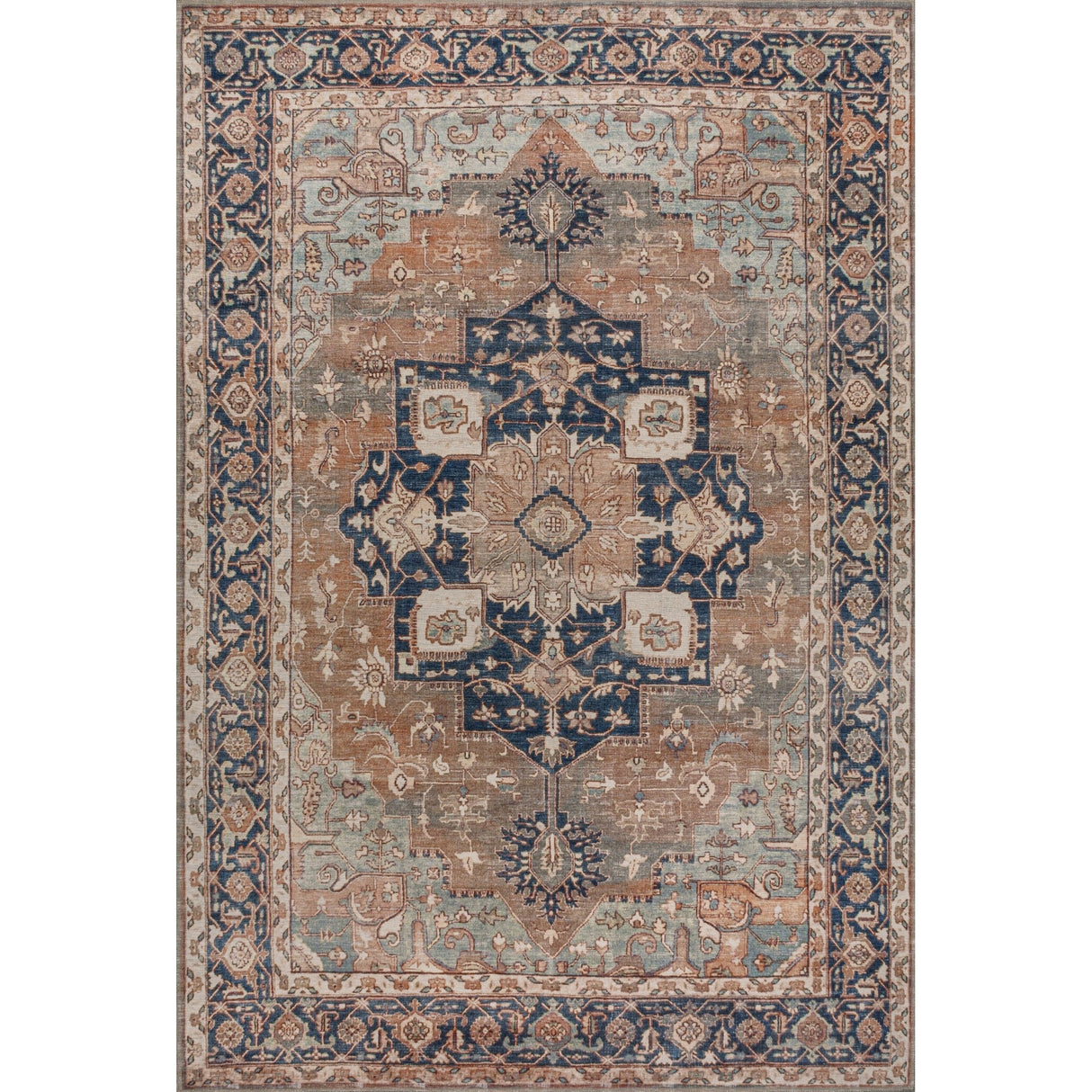 Maris Ornate Medallion Machine - Washable Area Rug - Tuesday Morning - Area Rugs