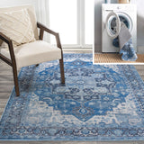 Maris Ornate Medallion Machine - Washable Area Rug - Tuesday Morning - Area Rugs