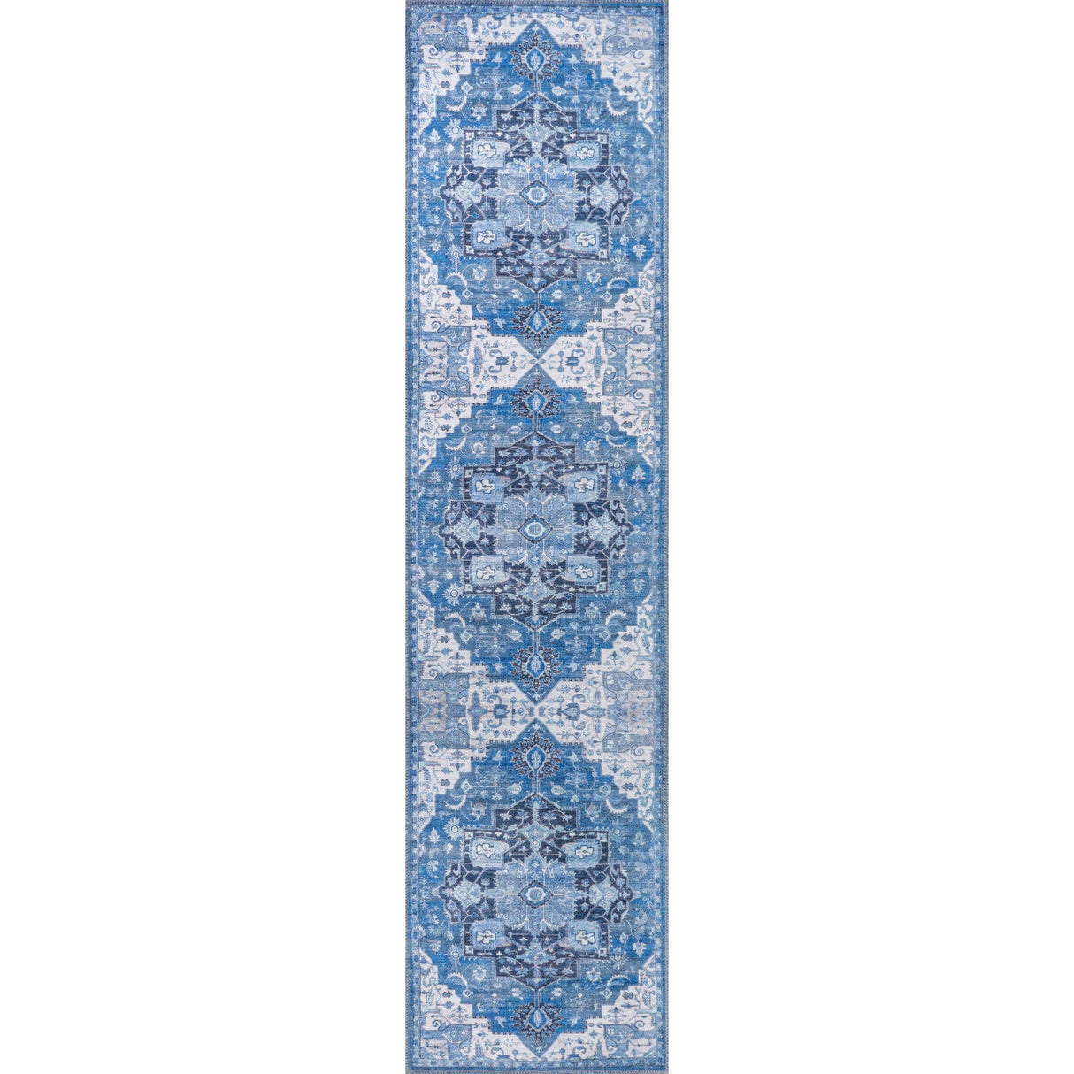 Maris Ornate Medallion Machine - Washable Runner Rug - Tuesday Morning - Runner Rugs