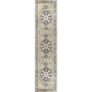 Maris Ornate Medallion Machine - Washable Runner Rug - Tuesday Morning - Runner Rugs