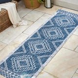 Marokko Diamond Tribal Medallion Indoor/Outdoor Runner Rug - Tuesday Morning - Runner Rugs