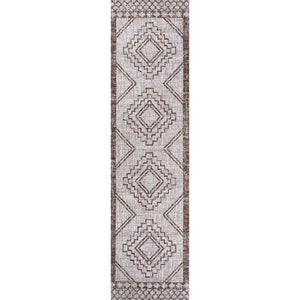Marokko Diamond Tribal Medallion Indoor/Outdoor Runner Rug - Tuesday Morning - Runner Rugs