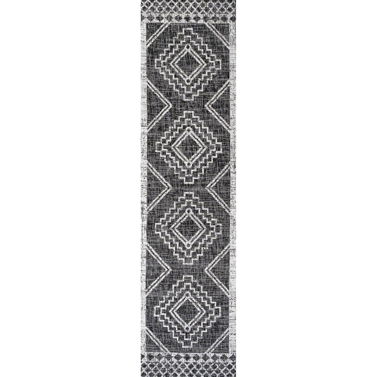 Marokko Diamond Tribal Medallion Indoor/Outdoor Runner Rug - Tuesday Morning - Runner Rugs