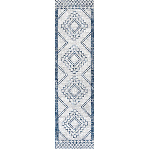 Marokko Diamond Tribal Medallion Indoor/Outdoor Runner Rug - Tuesday Morning - Runner Rugs