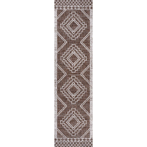 Marokko Diamond Tribal Medallion Indoor/Outdoor Runner Rug - Tuesday Morning - Runner Rugs