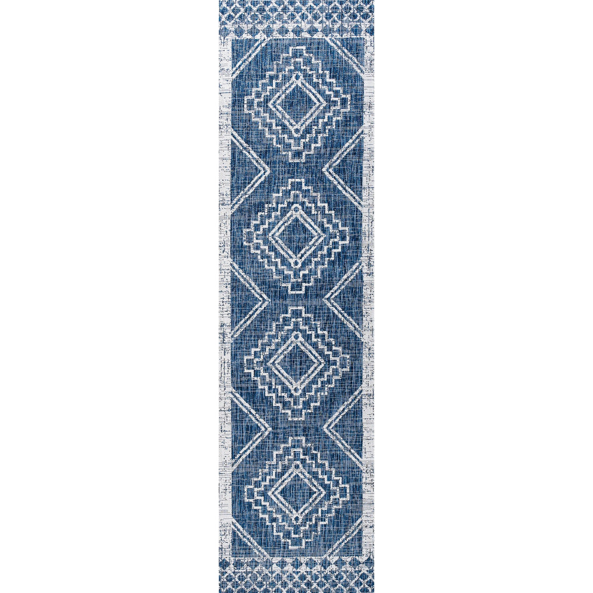 Marokko Diamond Tribal Medallion Indoor/Outdoor Runner Rug - Tuesday Morning - Runner Rugs