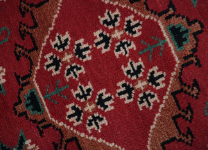 Maroon and Black Traditional Oriental Hand Knotted Custom Made wool Area Rug