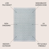 Marvao Diamond Trellis Indoor/Outdoor Area Rug - Tuesday Morning - Area Rugs