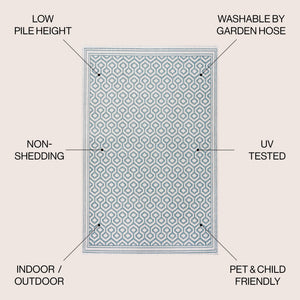 Marvao Diamond Trellis Indoor/Outdoor Area Rug - Tuesday Morning - Area Rugs
