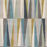 Mathiston Geometric Triangles Wool Rug