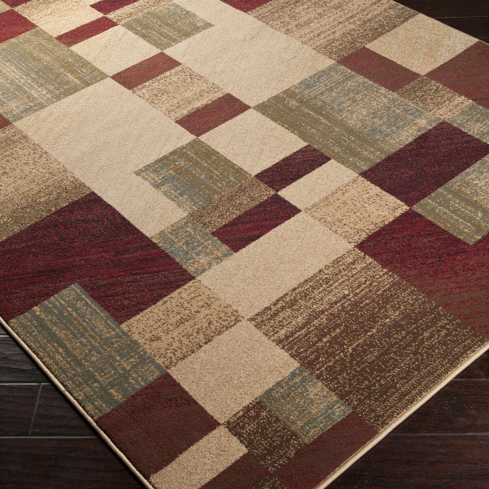 Maumee Brown Mosaic Performance Rug - Clearance
