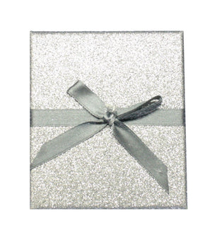 Glitter Gift Box   - Silver