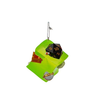 Dungeons And  Dragons Green Gelatinous Dice Ornament