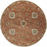 Logville Hand Tufted Rust 1119 Wool Rug