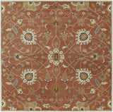 Logville Hand Tufted Rust 1119 Wool Rug