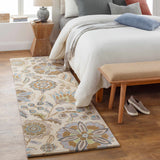 Mack Floral Wool Area Carpet