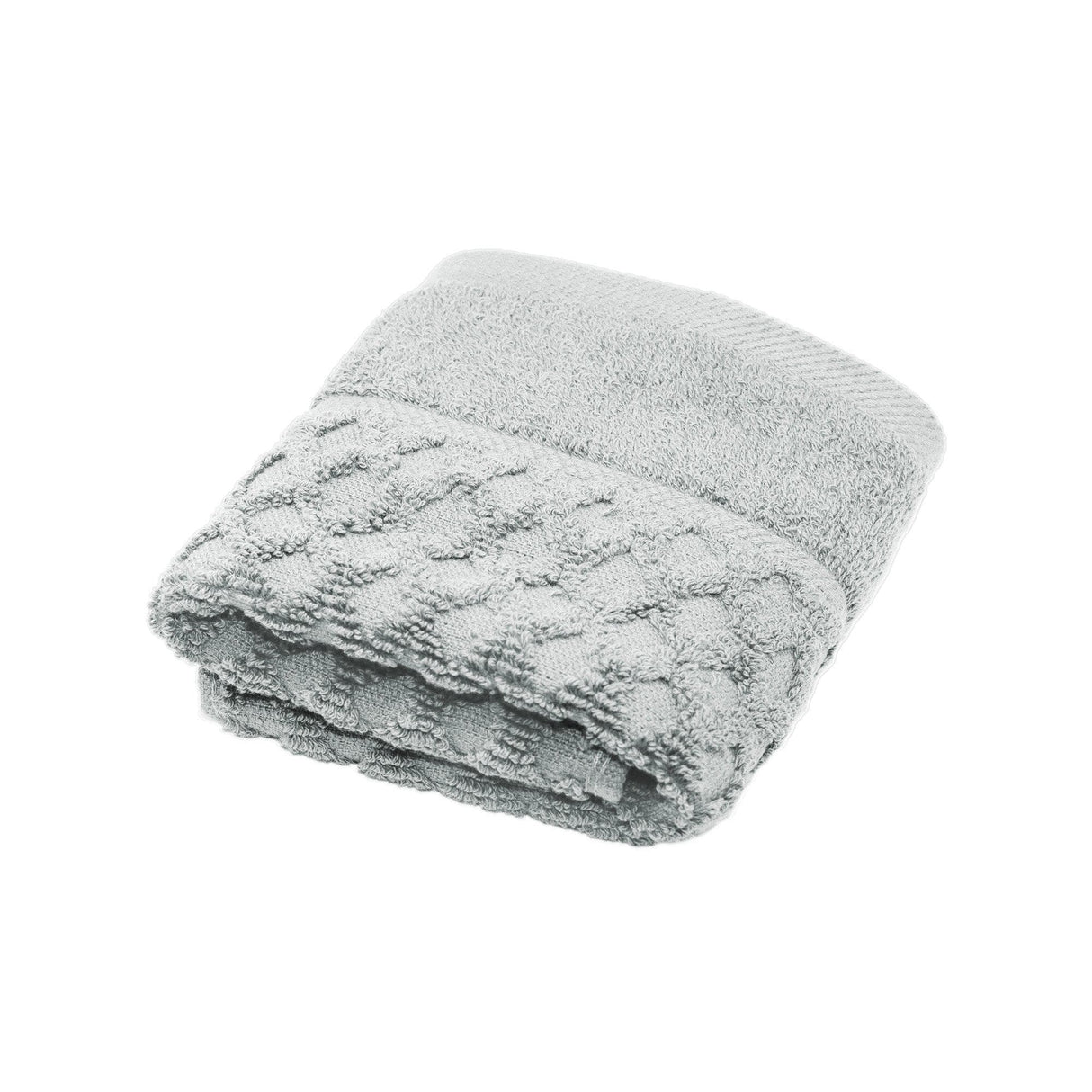 Cotton diamond waffle weave bath towel set - grayson collection