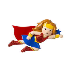 Girl Super Hero - Ornament