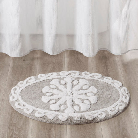 Medallion cotton tufted bath rug - Tuesday Morning - Bathroom Rugs