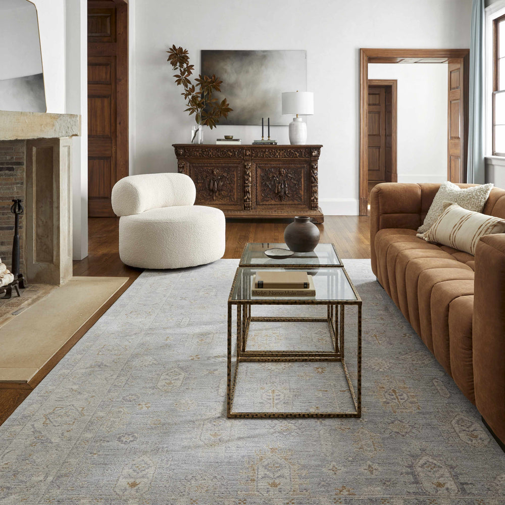 Coby Deep Teal Avant Garde Area Rug