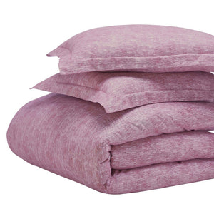 Melange Flannel Cotton Fuzzy Warm Two-Toned Duvet Cover Set - Duvet Cover Set by Superior Brand