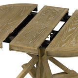 Melin Extendable Dining Table with Wood Frame and X - Shaped Base - Dining Tables