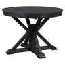 Melin Extendable Dining Table with Wood Frame and X - Shaped Base - Dining Tables